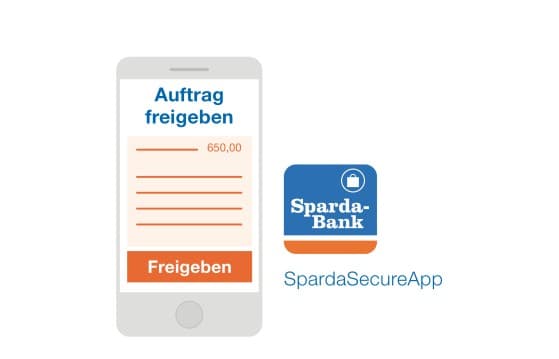 Geben Sie mit der SPardaSecureApp ganz einfach Ihre Überweisungen frei.